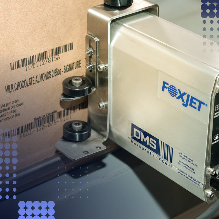 Printing and labeling on surfaces and boxes