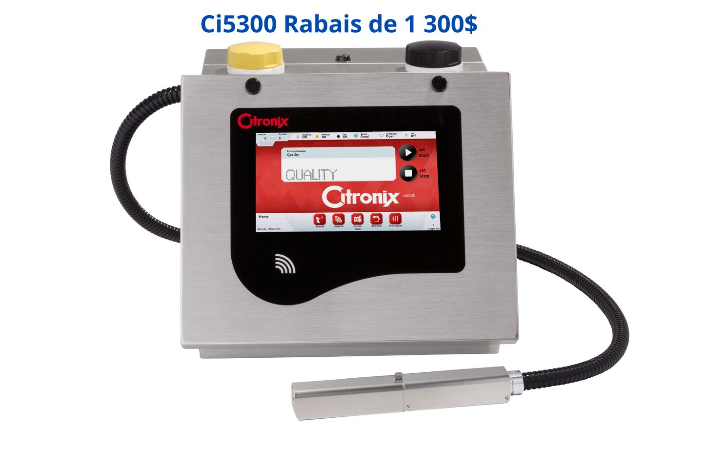 Industrial Continuous Inkjet (CIJ) Printer – Citronix ci5000 Series