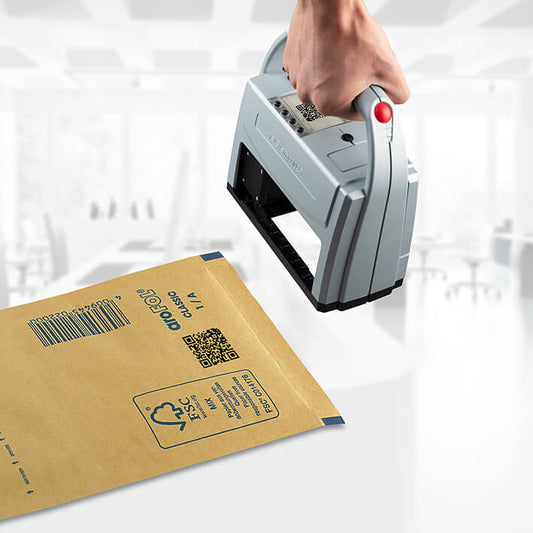 Estampe electronique code qr