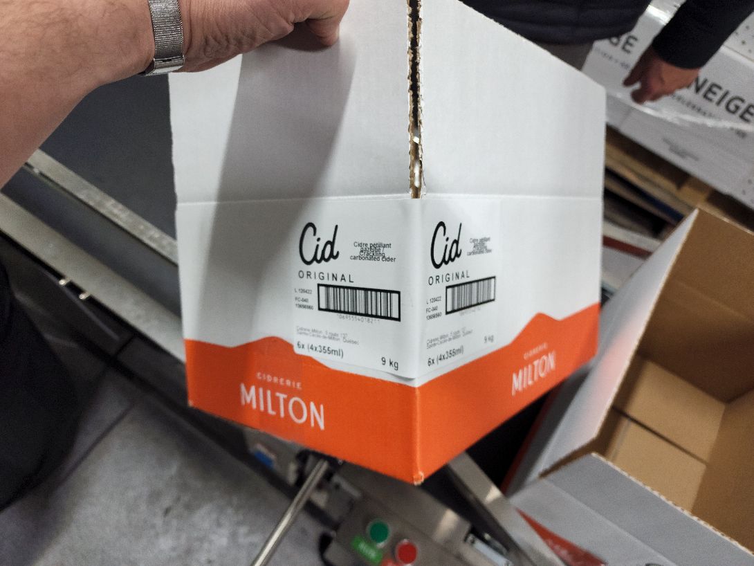 applicatrice etiquette coin boite 